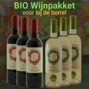 bio wijnpakket voor bij de borrel